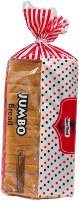 Bakers World Jumbo bread pack, side