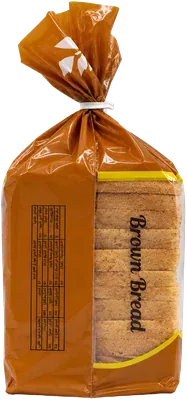 Bakers World Brown bread pack, side