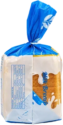Bakers World Milk bread pack, side