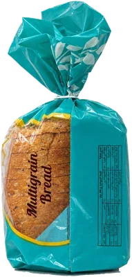 Bakers World Multigrain bread pack, side